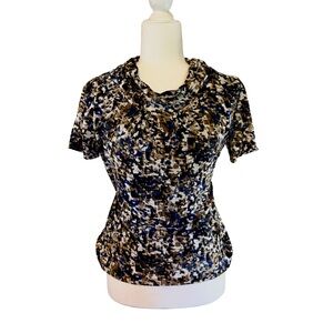 Jones New York Cowl Neck Blouse Size S